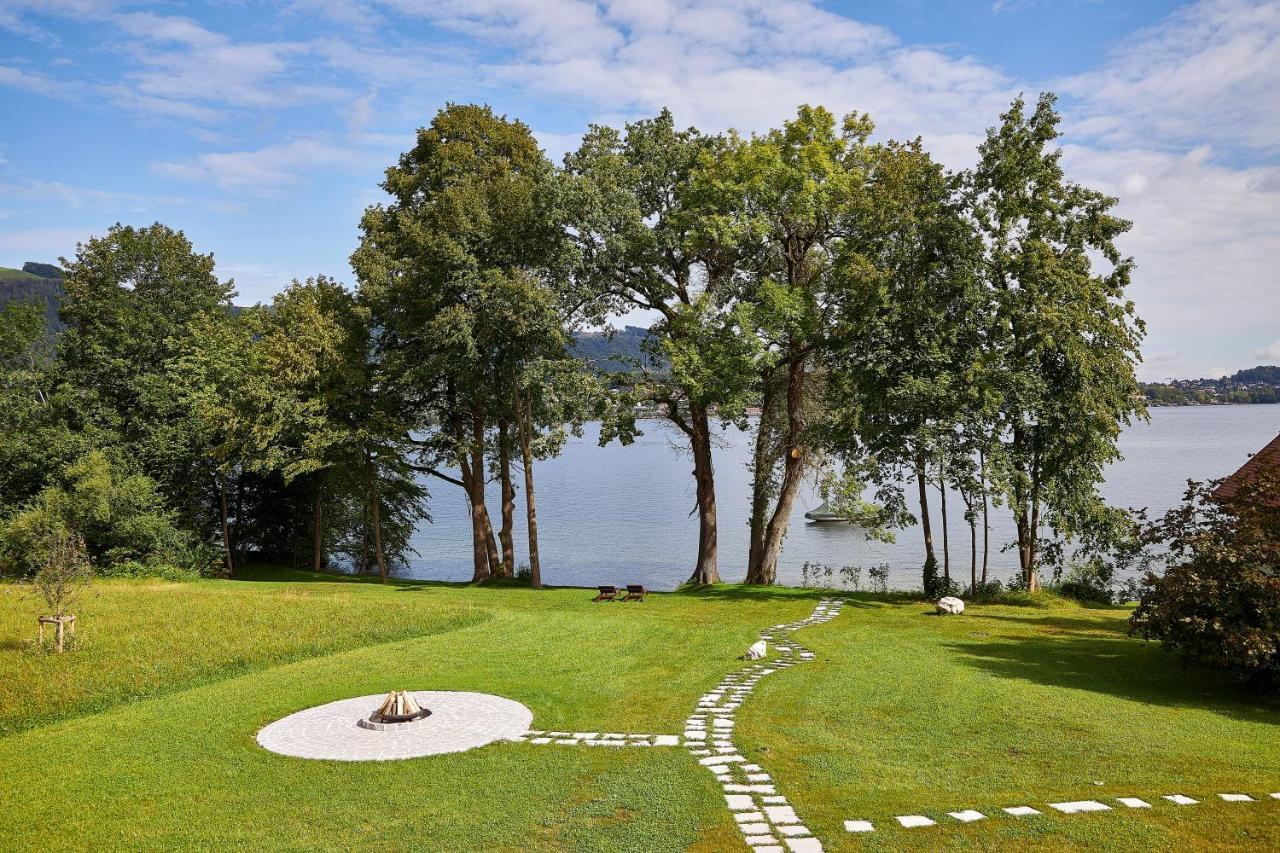 Seechalet Traunsee Ort im Innkreis Bagian luar foto
